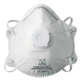 Disposable P2 valve mask